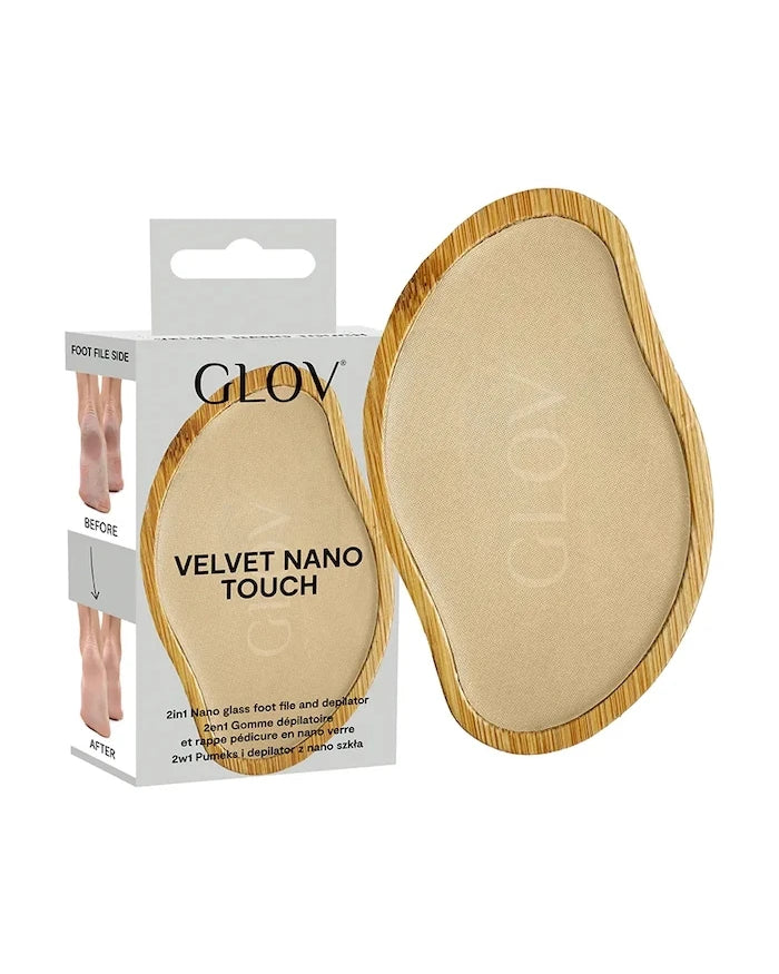 Пемза и епилатор от нано стъкло GLOV VELVET NANO TOUCH - 2in1