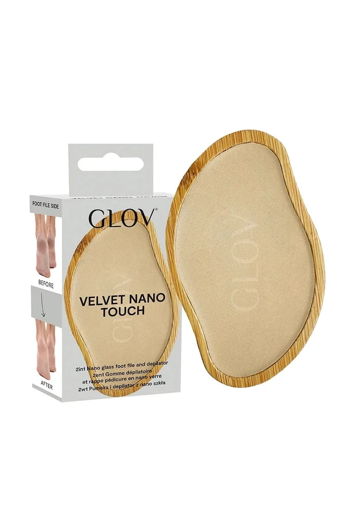 GLOV VELVET NANO TOUCH 2’si 1 Arada Nano Cam Ponza Taşı ve Epilatör