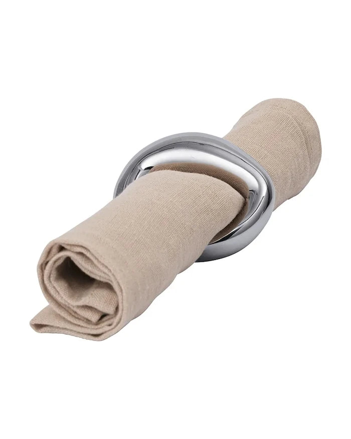 Ferm Living porselen peçete halkaları 2,1 x 7,2 x 6,5 cm