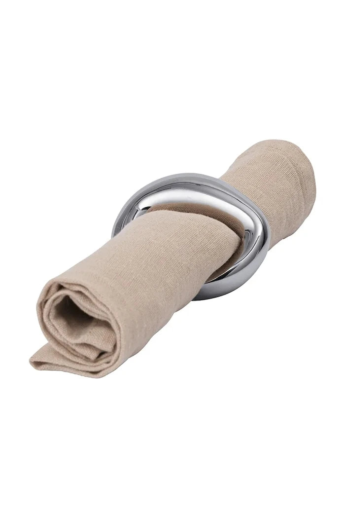 Ferm Living porselen peçete halkaları 2,1 x 7,2 x 6,5 cm