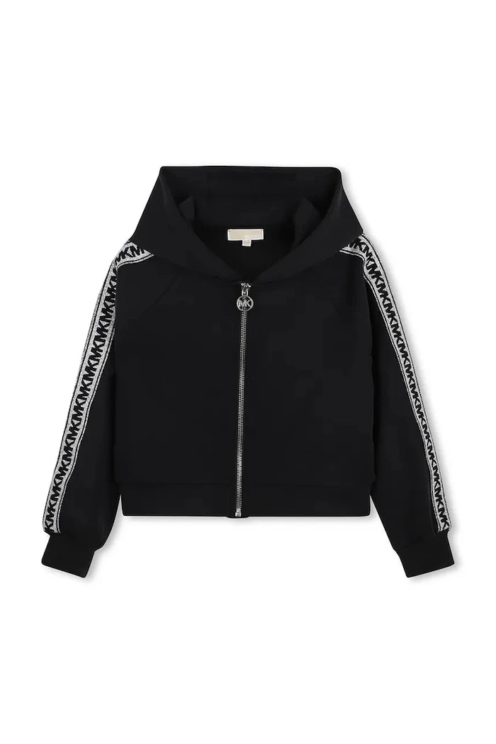 Çocuklar için fermuarlı ve kapüşonlu sweatshirt