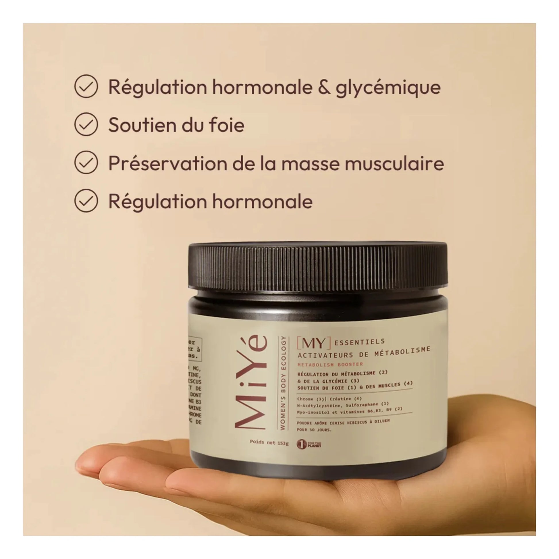 MiYé - Essentiels metabolism activators - 153g