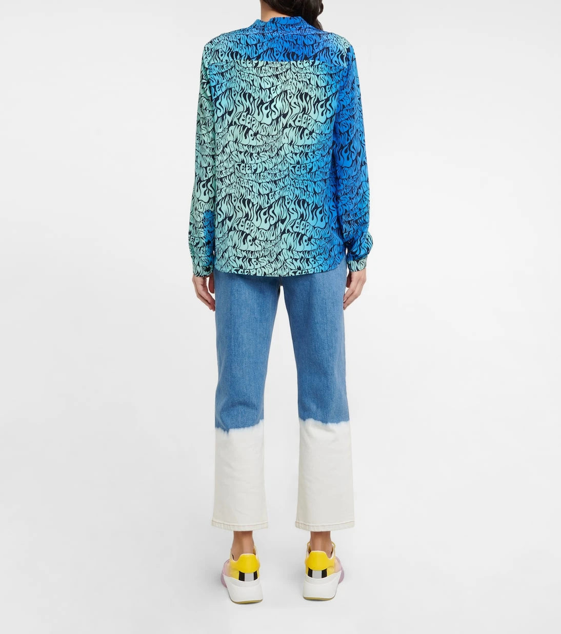 Stella McCartney - Printed silk blouse