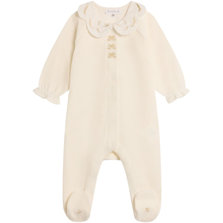 Cotton-Blend Embroidered All-In-One (Newborn-24 Months)
