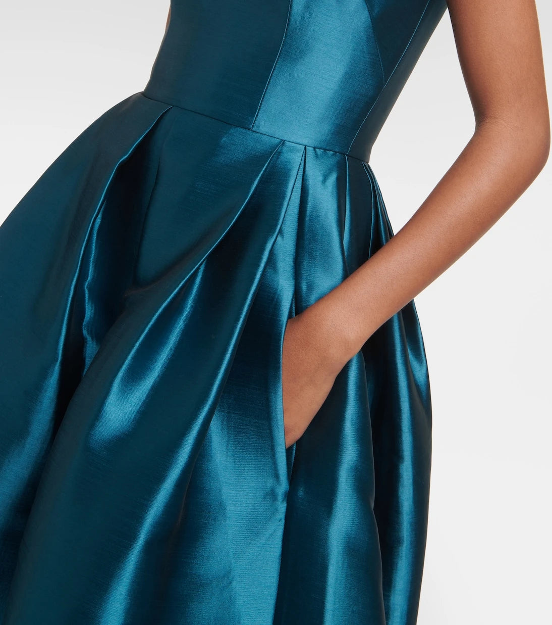 Alex Perry - Strapless faille midi dress
