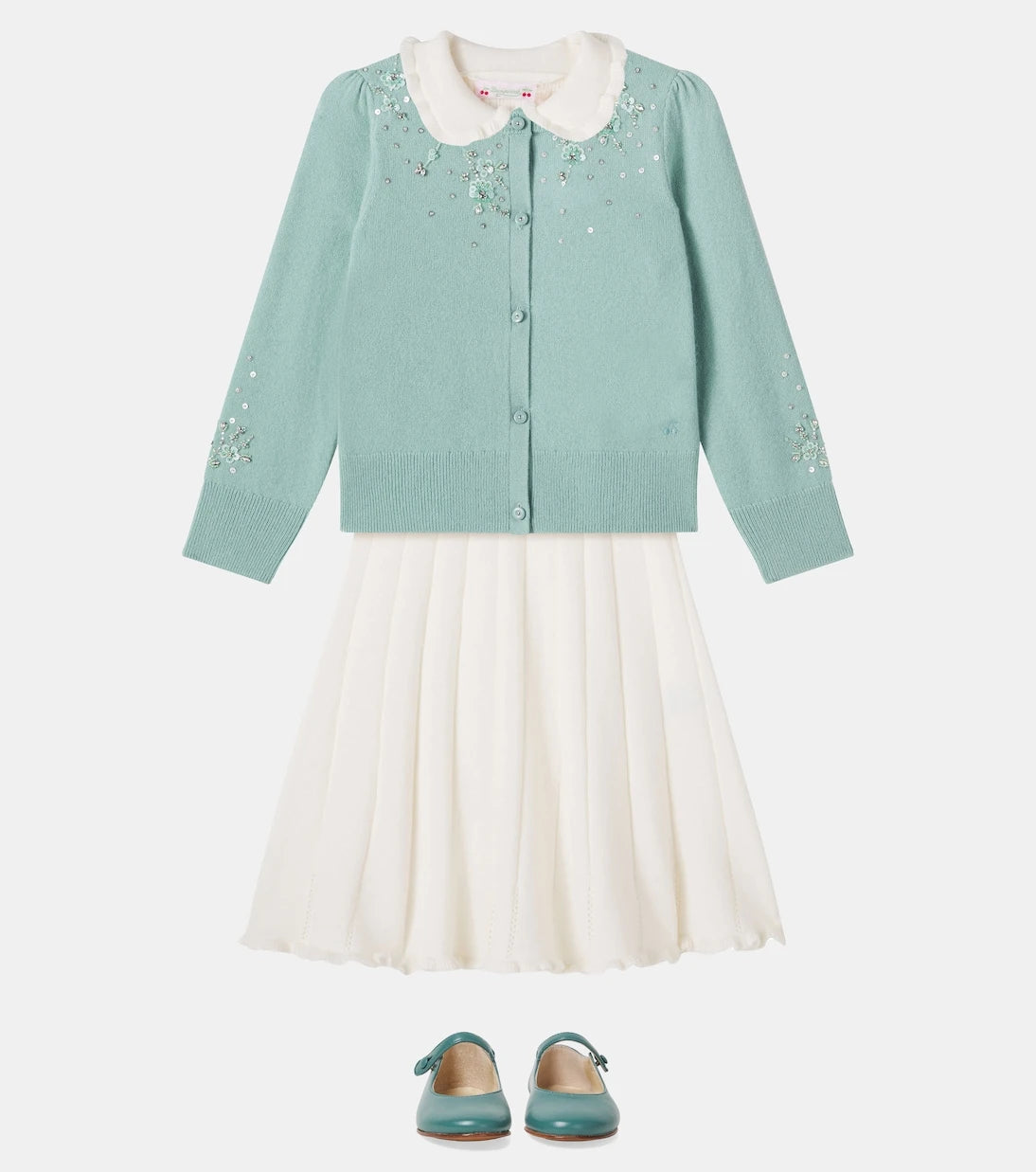 Bonpoint - Louella embellished cashmere cardigan
