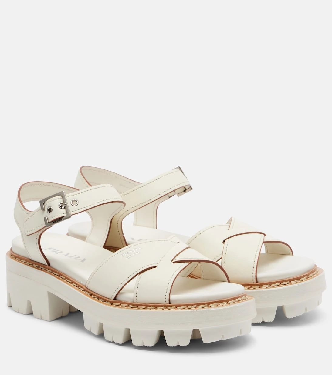 Prada - Leather sandals
