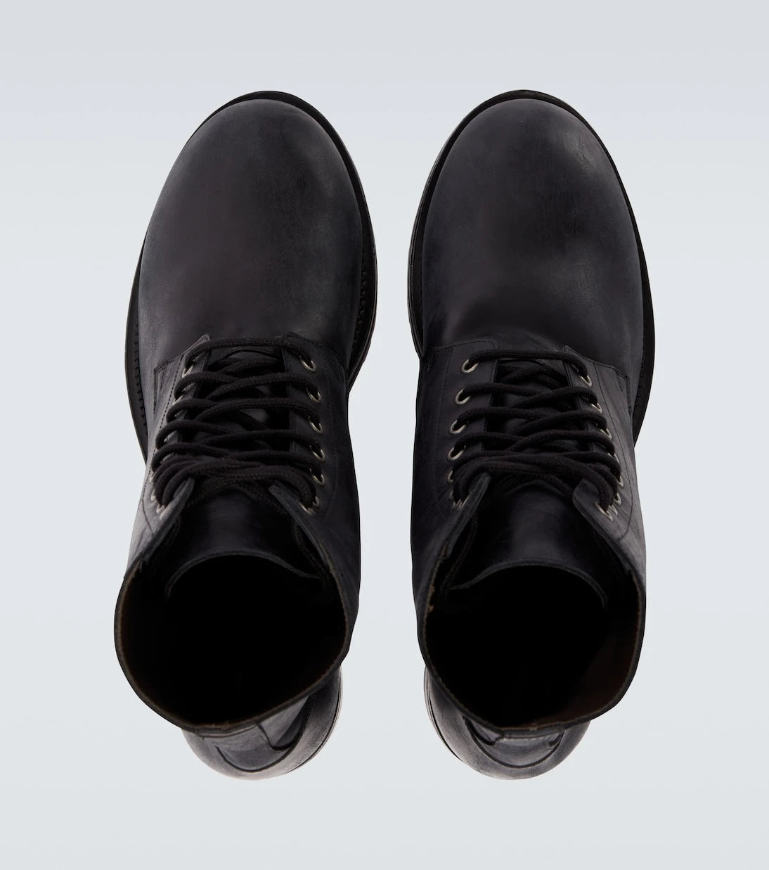 The Row - Leather combat boots
