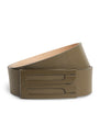 Victoria Beckham Green Jumbo Leather Frame Belt