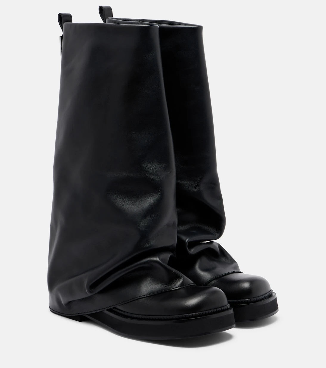 The Attico - Robin leather combat boots