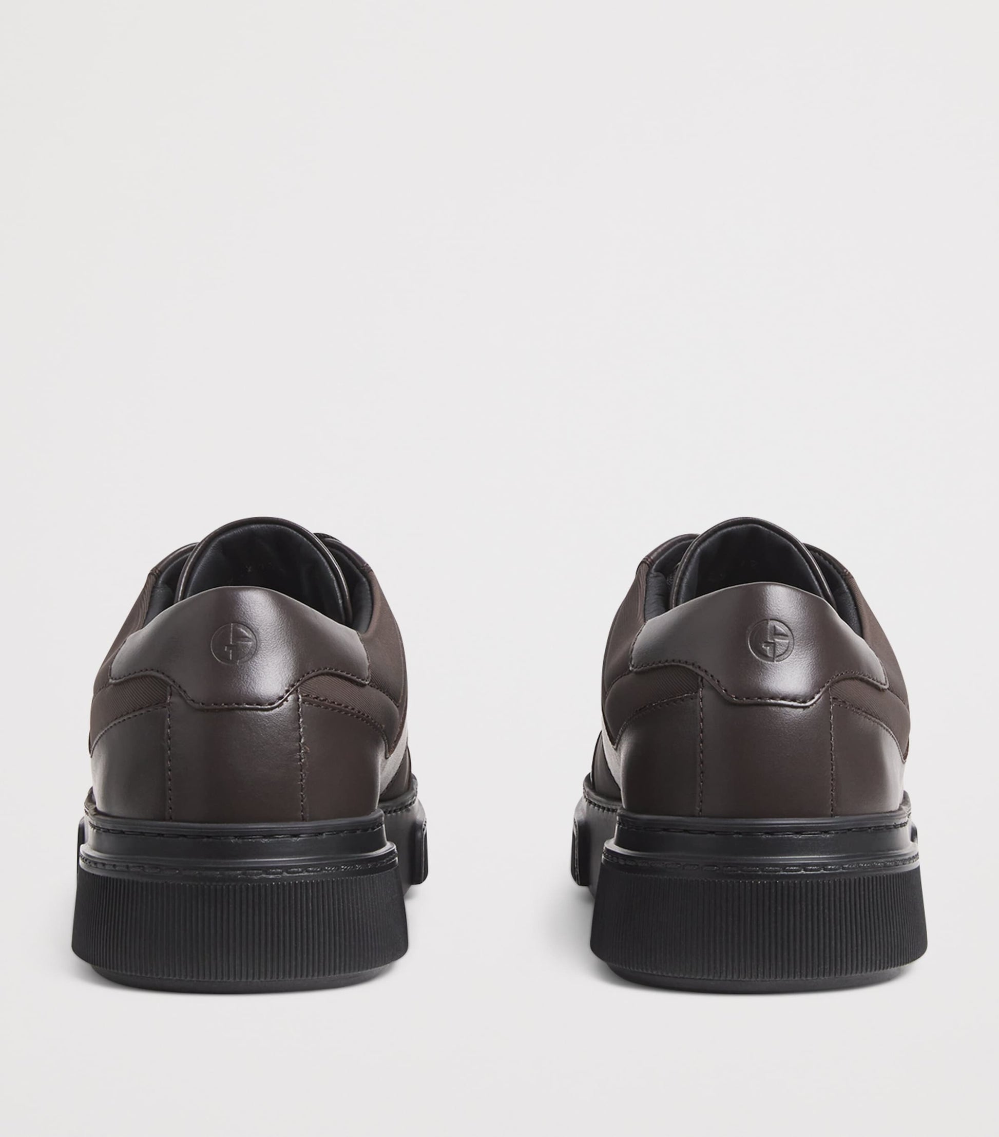 Leather Logo Sneakers