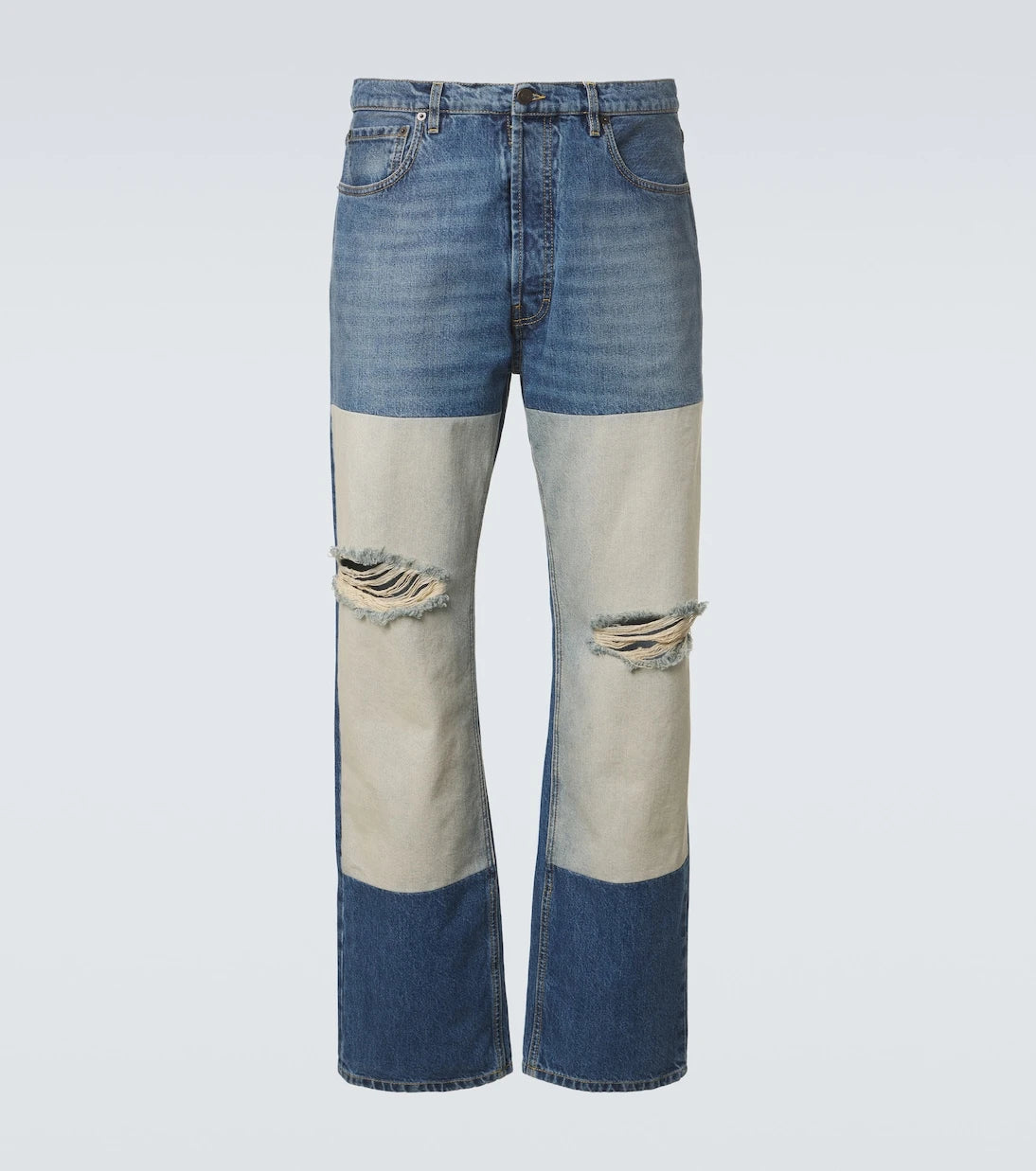 Maison Margiela - Distressed straight jeans