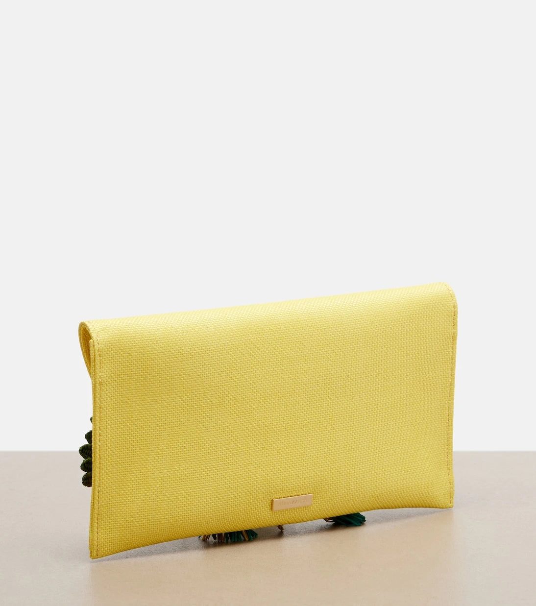 Aquazzura - Birdsong Small raffia clutch