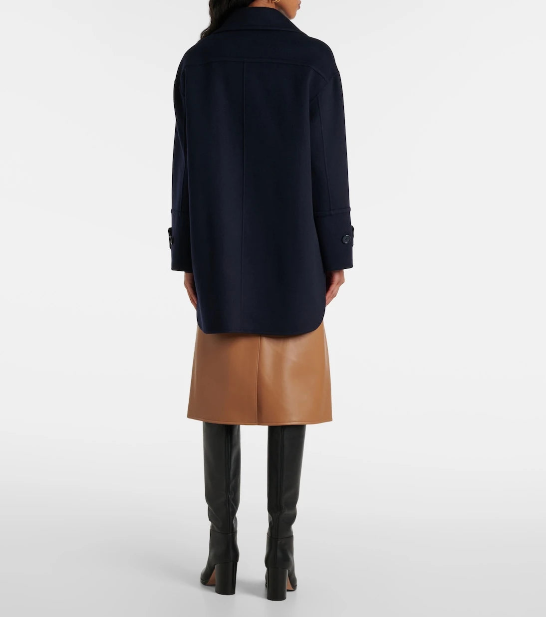 'S Max Mara - جاكيت صوف مزدوج الصدر