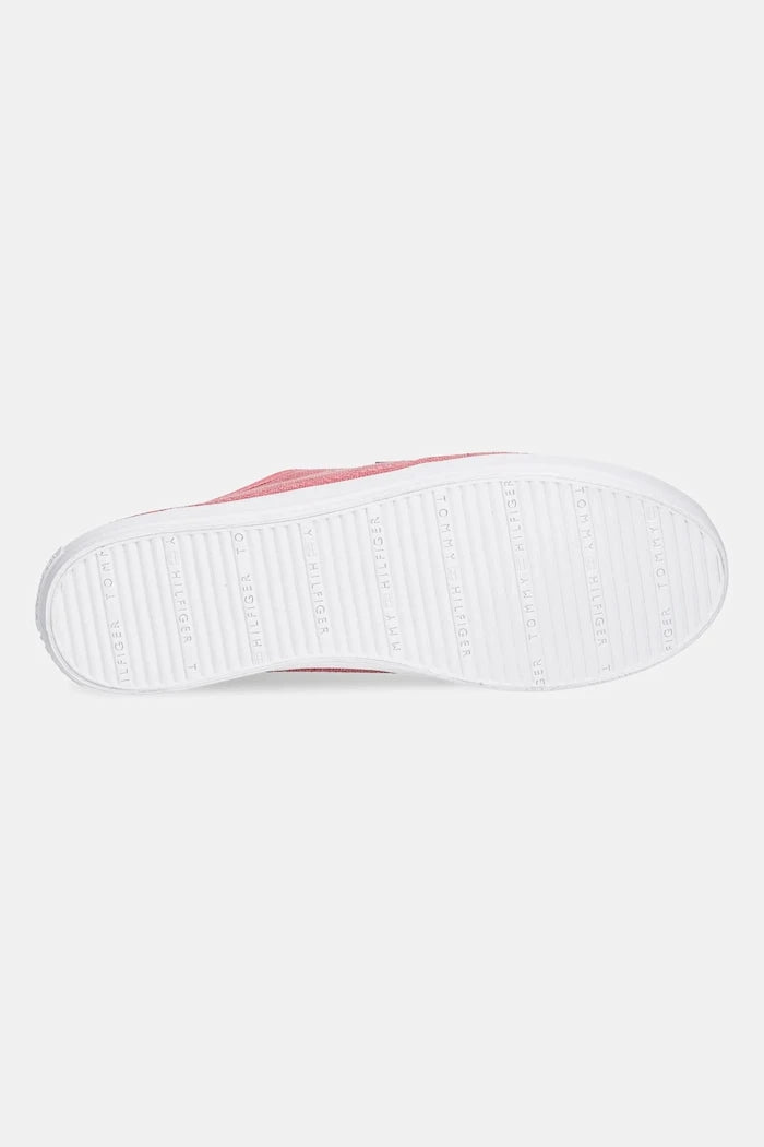Ниски кецове Tommy Hilfiger WASHED CANVAS VULC SNEAKER