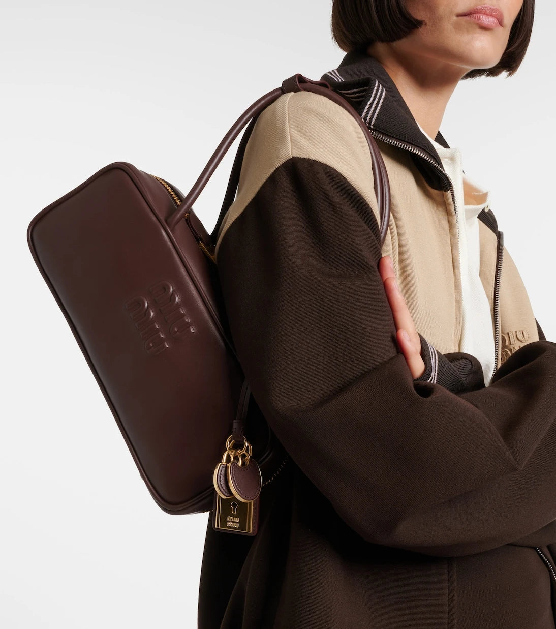 Miu Miu - Beau leather shoulder bag