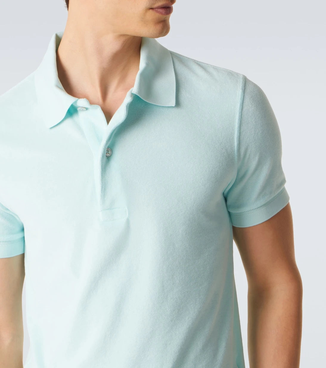 Tom Ford - Cotton-blend terry polo shirt