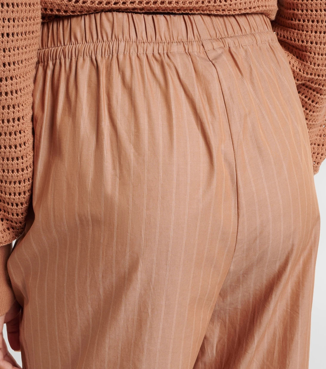 Varley - Rowan pinstripe cotton straight pants