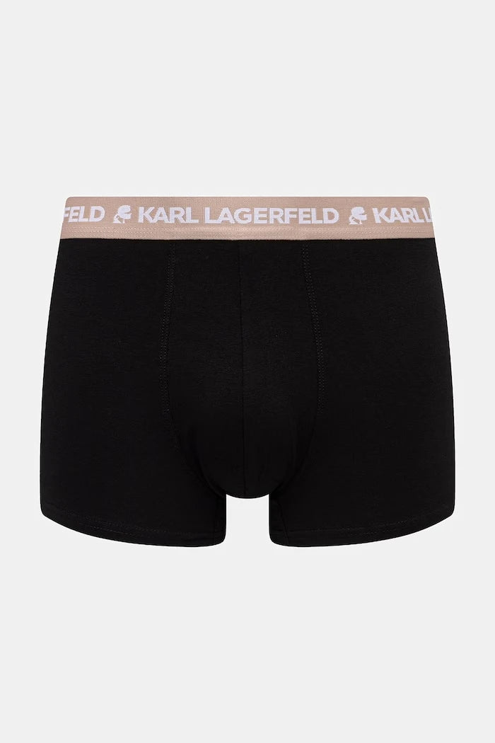 Karl Lagerfeld pamuk ve elastan erkek dar boxer LOGO TRUNK 5’li
