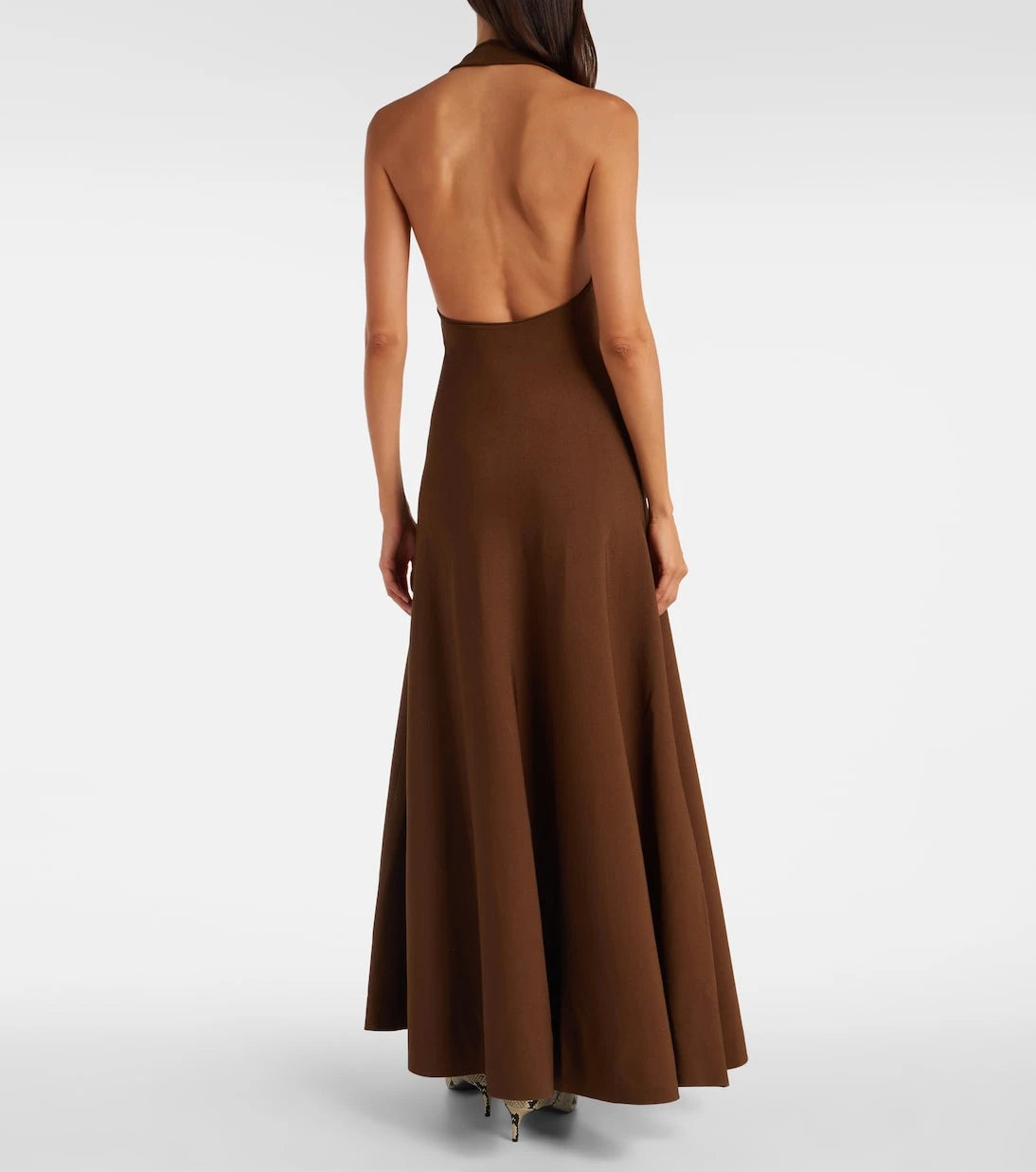 Khaite - Melina halterneck maxi dress