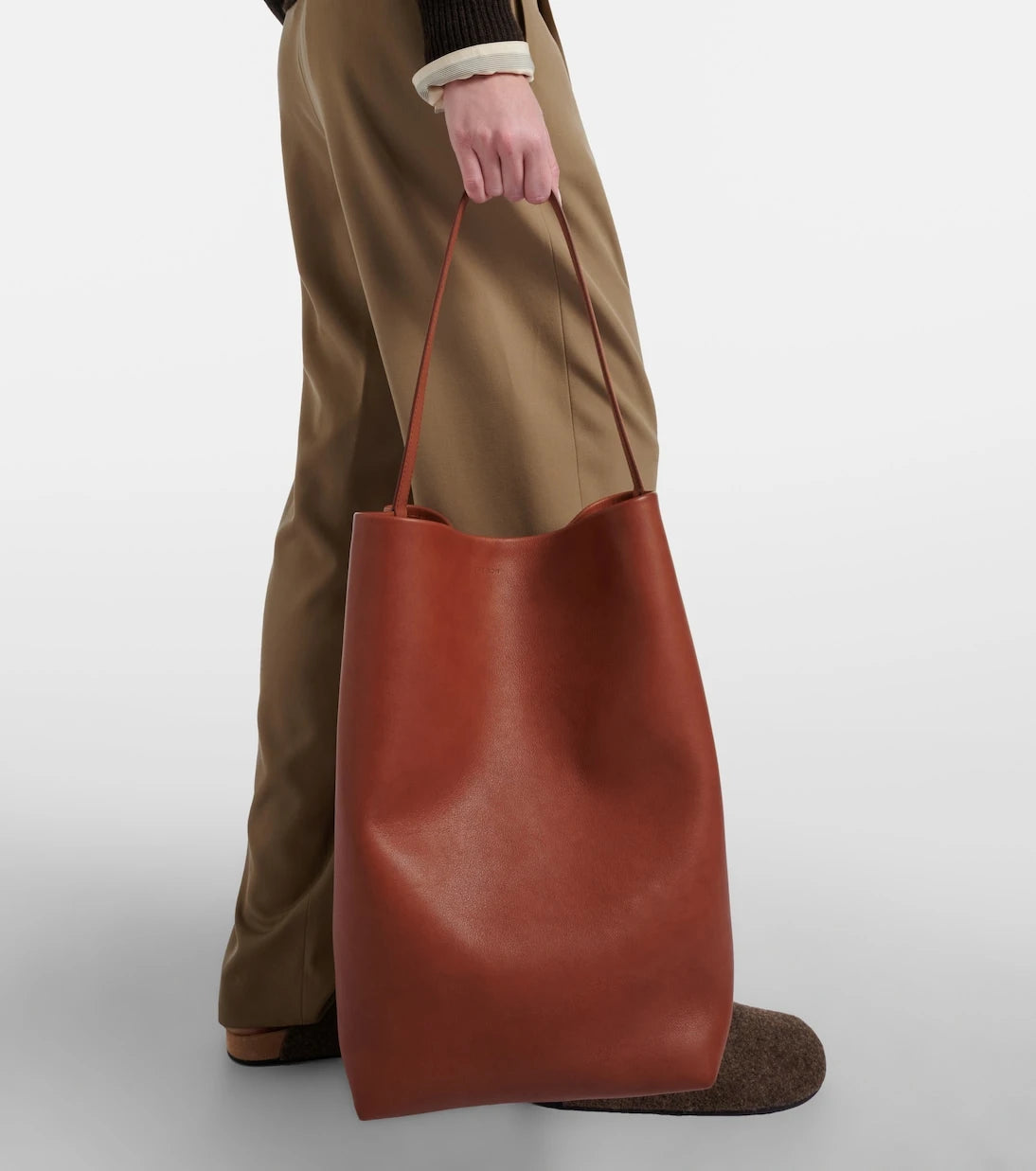 The Row - N/S Park Large leather tote bag