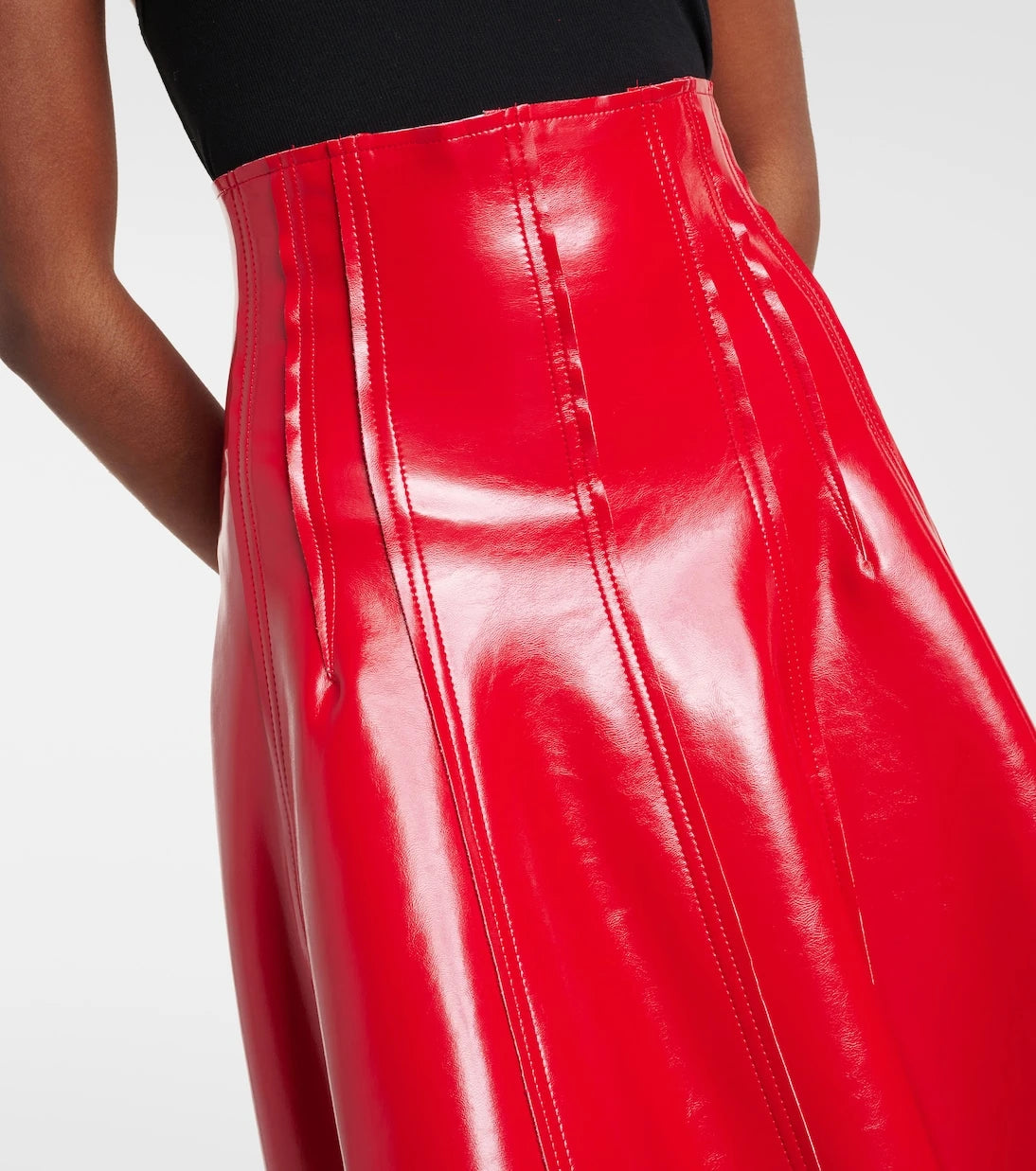Norma Kamali - Pleated midi skirt