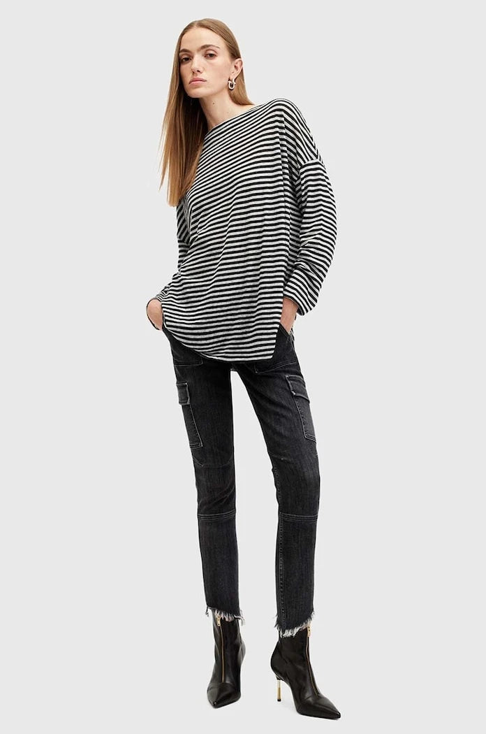 Блуза AllSaints RITA STRIPE TEE
