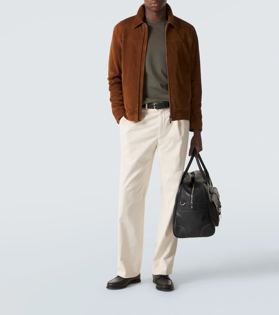 Brioni - Suede blouson jacket
