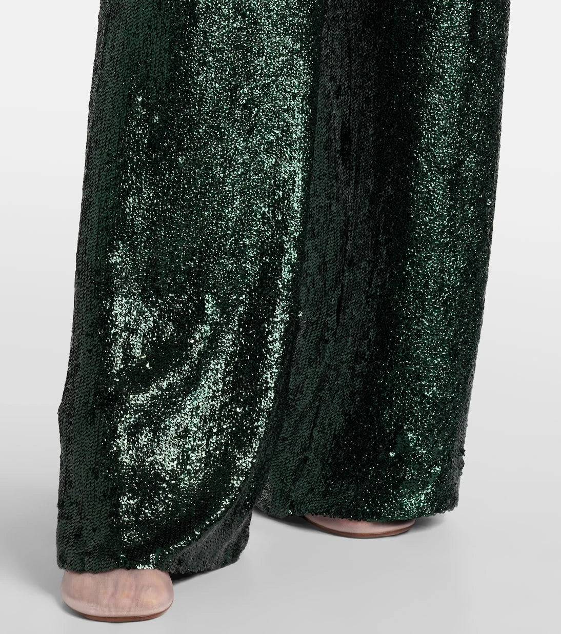 Dries Van Noten - Payetli düz pantolon