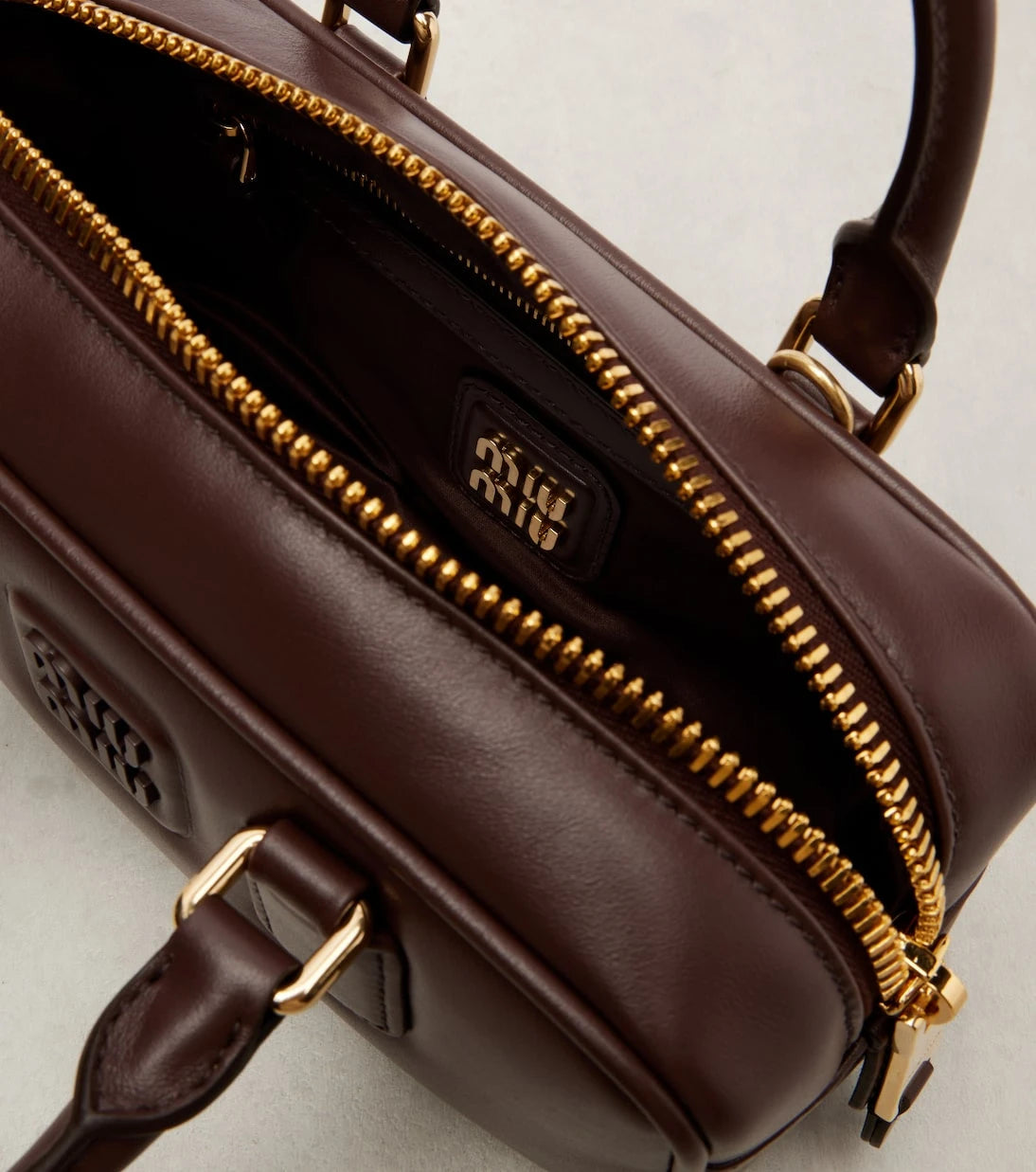 Miu Miu - Arcadie leather tote bag