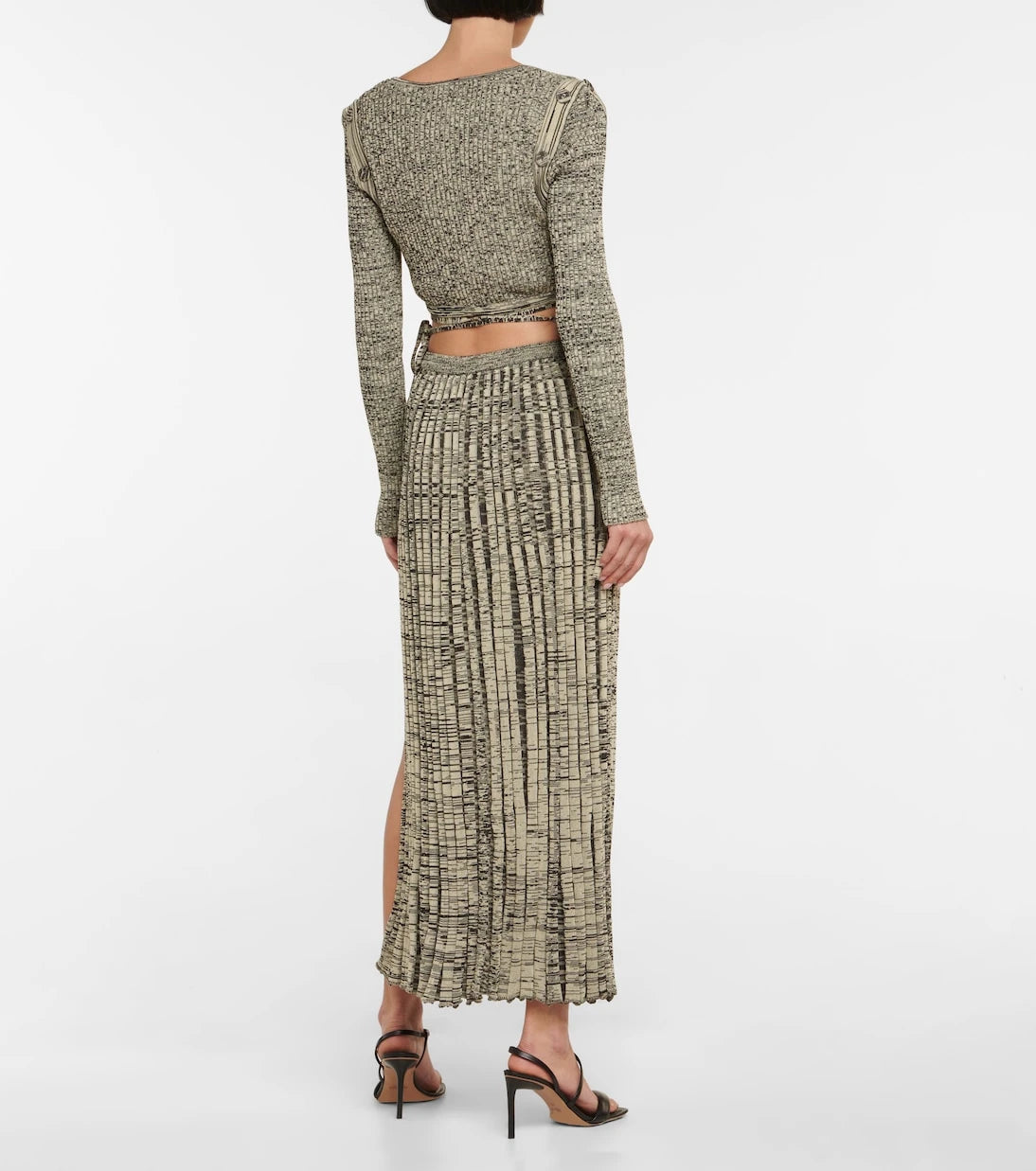 Christopher Esber - Space-dyed pleated maxi skirt