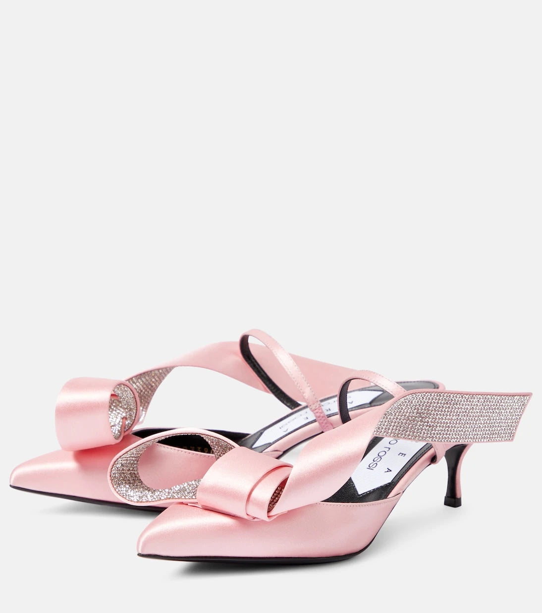Area - x Sergio Rossi Marquise crystal-embellished mules