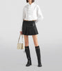 Prada Black Re-Nylon Pleated Mini Skirt
