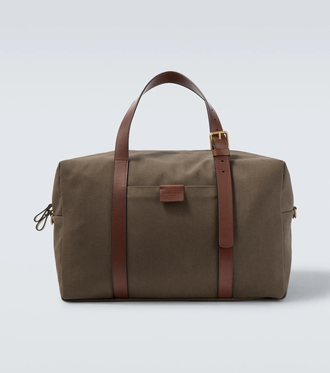 Giorgio Armani - Leather-trimmed canvas duffel bag
