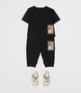 Burberry Kids Cotton Check-Patch T-Shirt (6-24 Months)