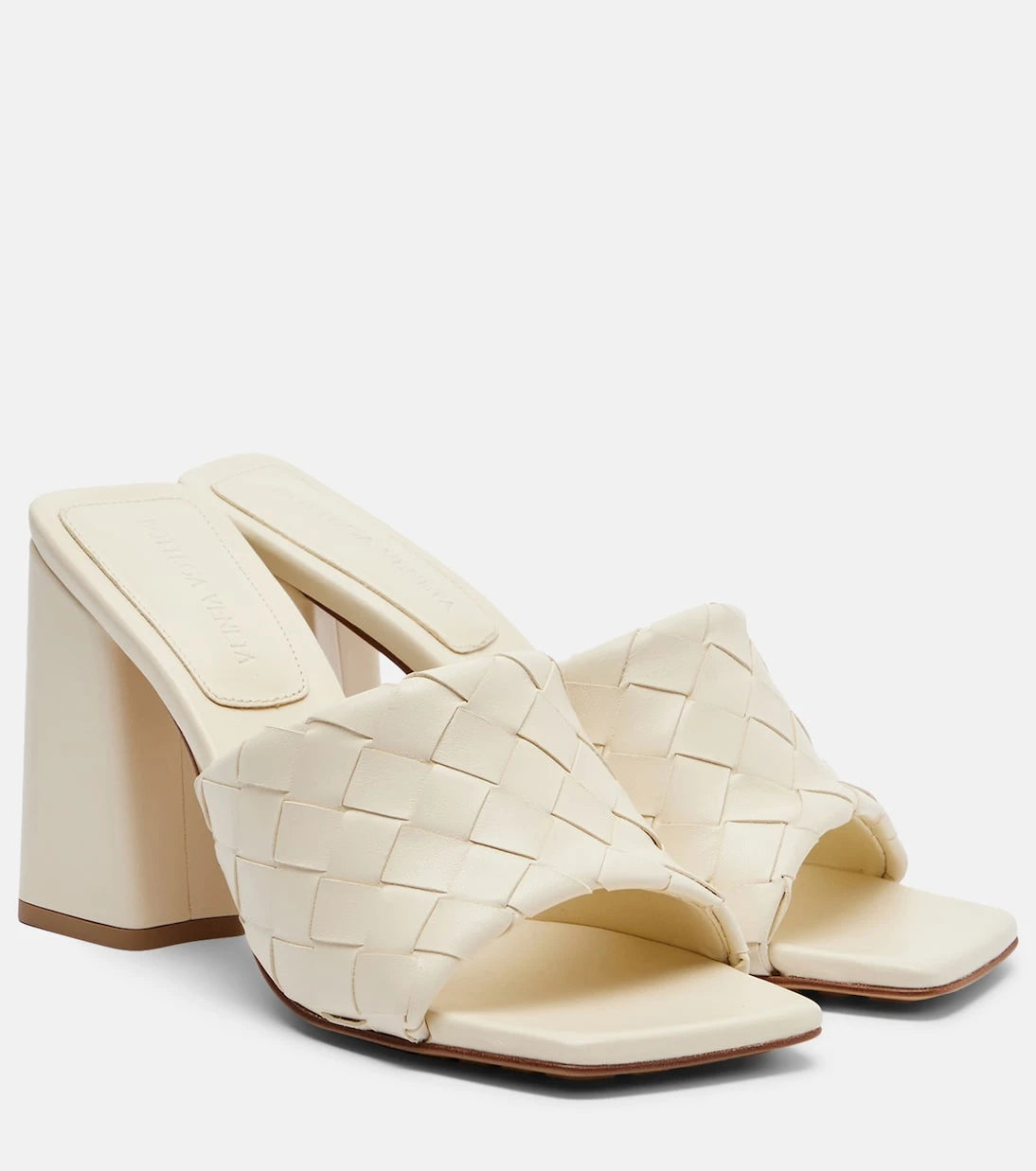 Bottega Veneta - Parco 90 Intrecciato leather mules