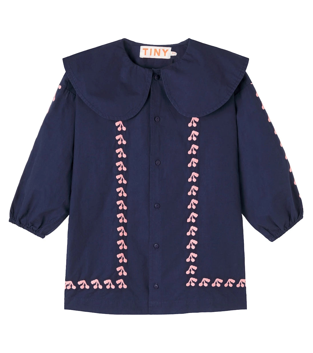 Tinycottons - Cherries embroidered cotton dress