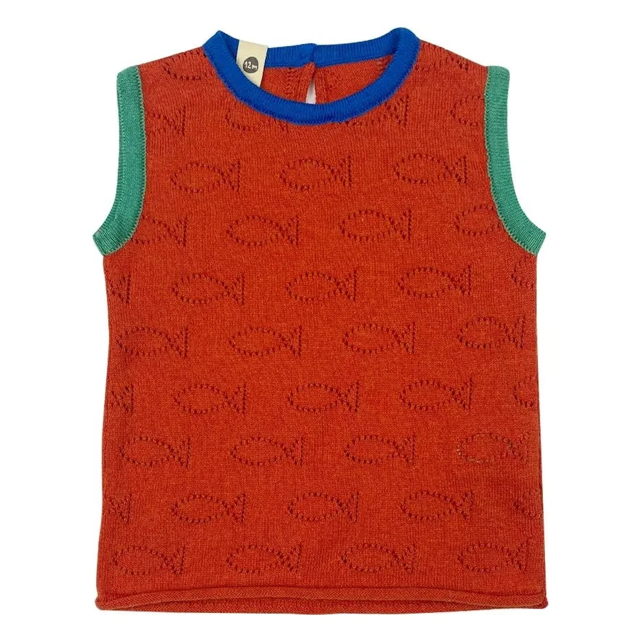 Bayiri - Underwater tank top Organic cotton | Red
