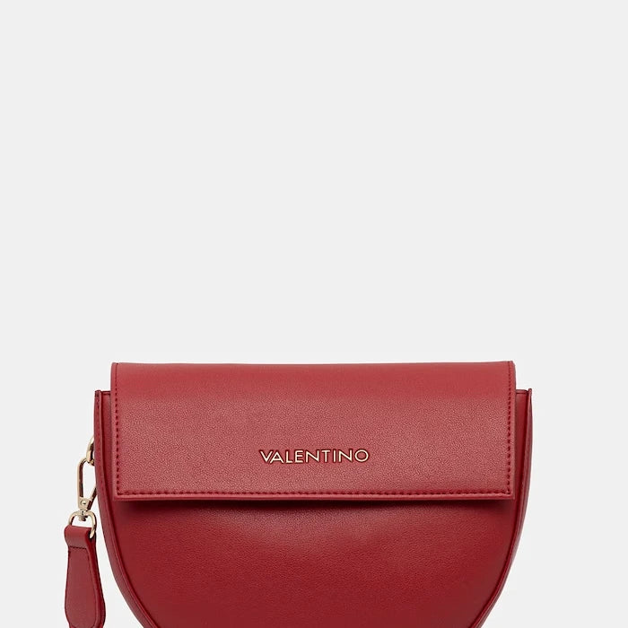 Valentino Bags kadın imitasyon deri kruvasan çanta