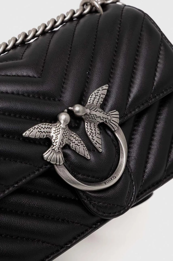 Pinko kadın deri crossbody çanta
