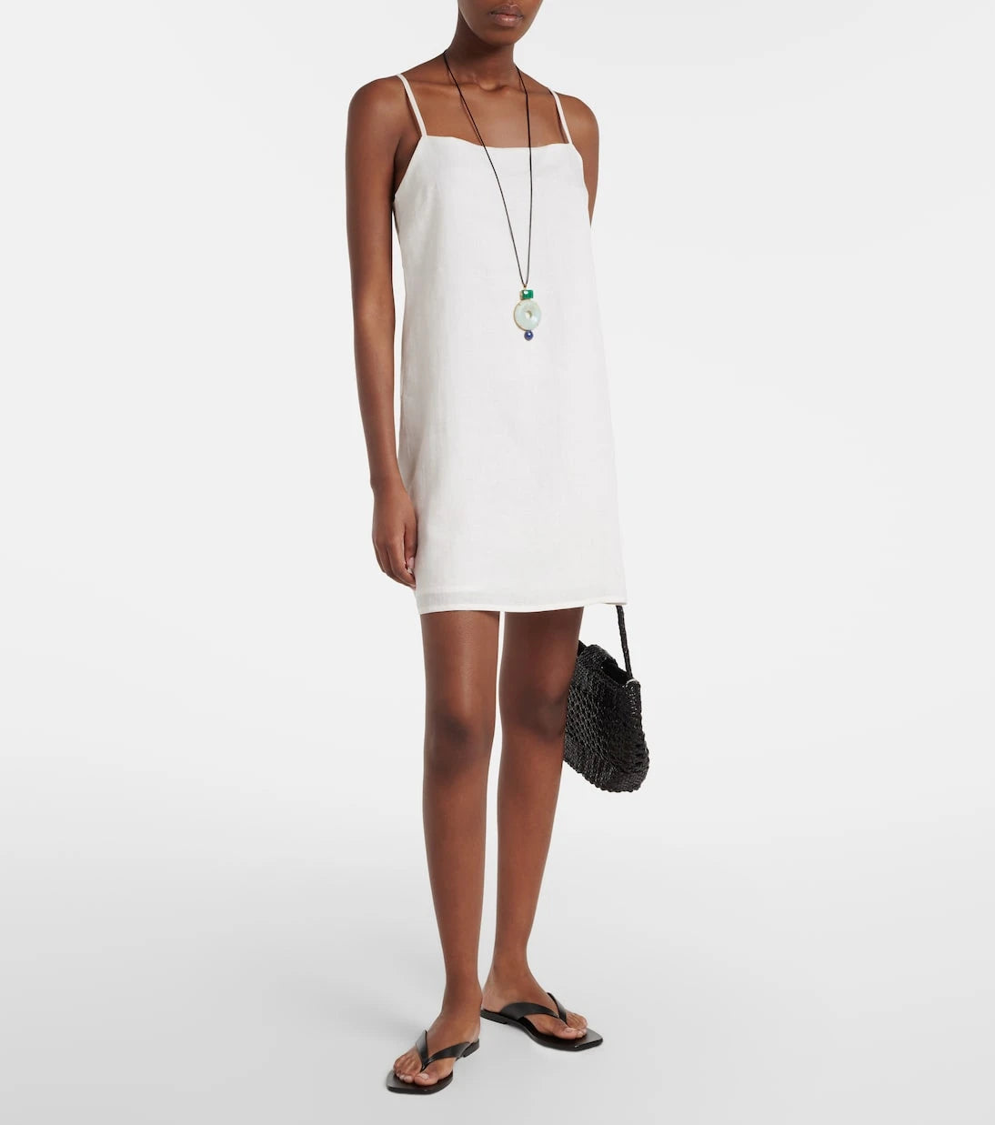 Asceno - Geneva linen minidress