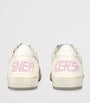 White Leather Ballstar Sneakers