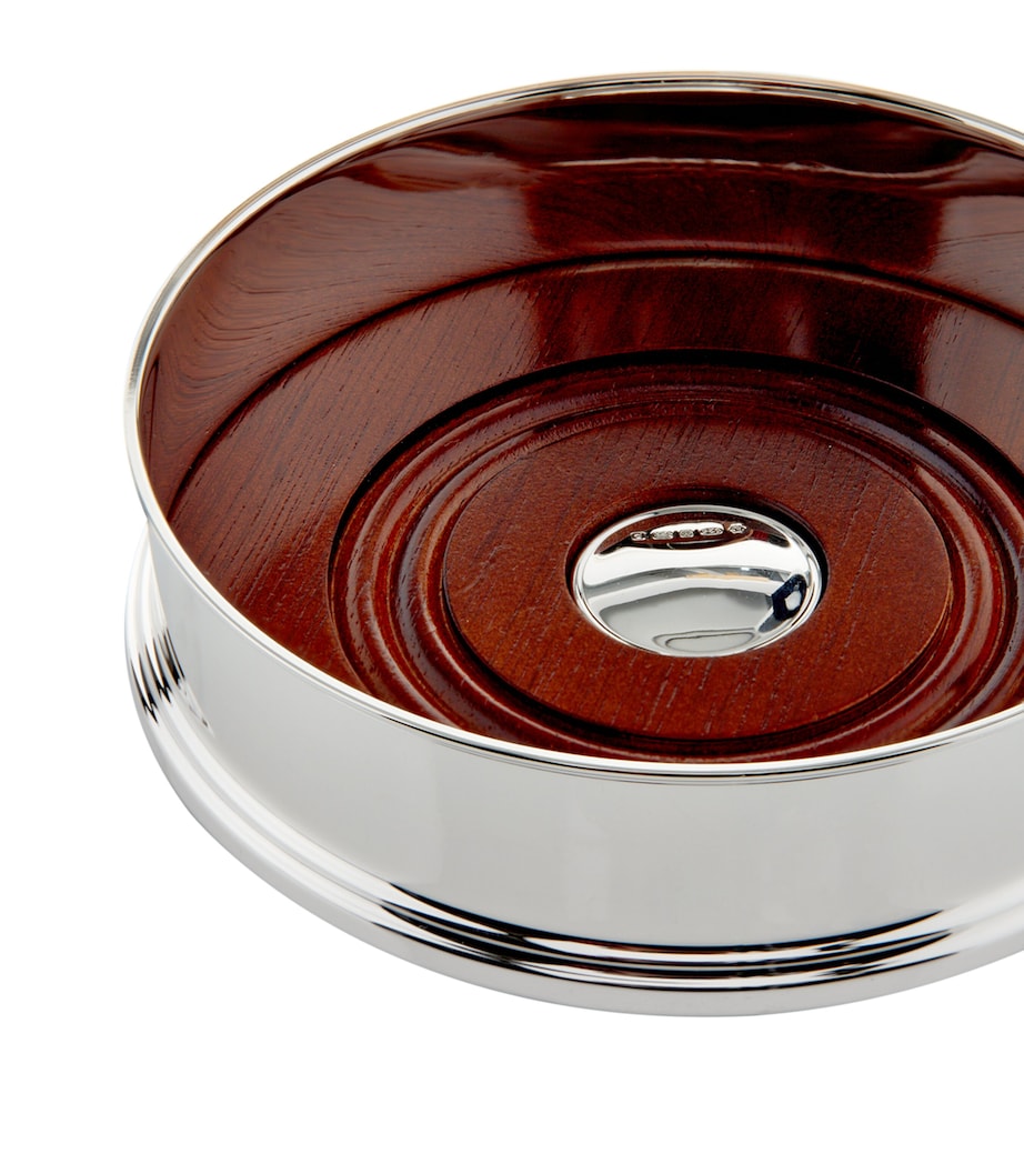 Carrs Silver Sterling Silver Straight Bottle Coaster 5”