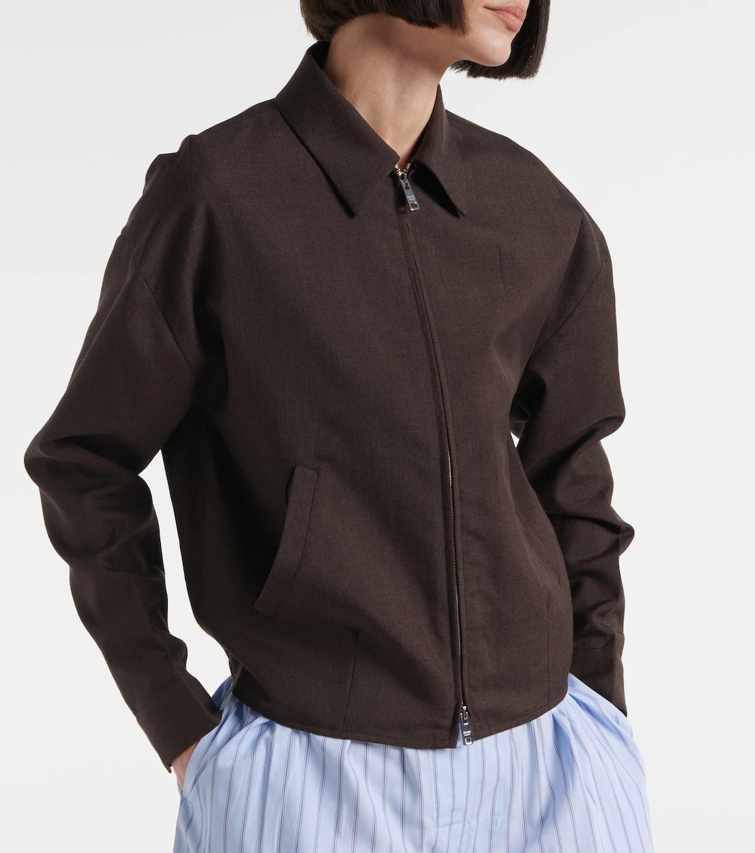 Prada - Mohair and wool blouson