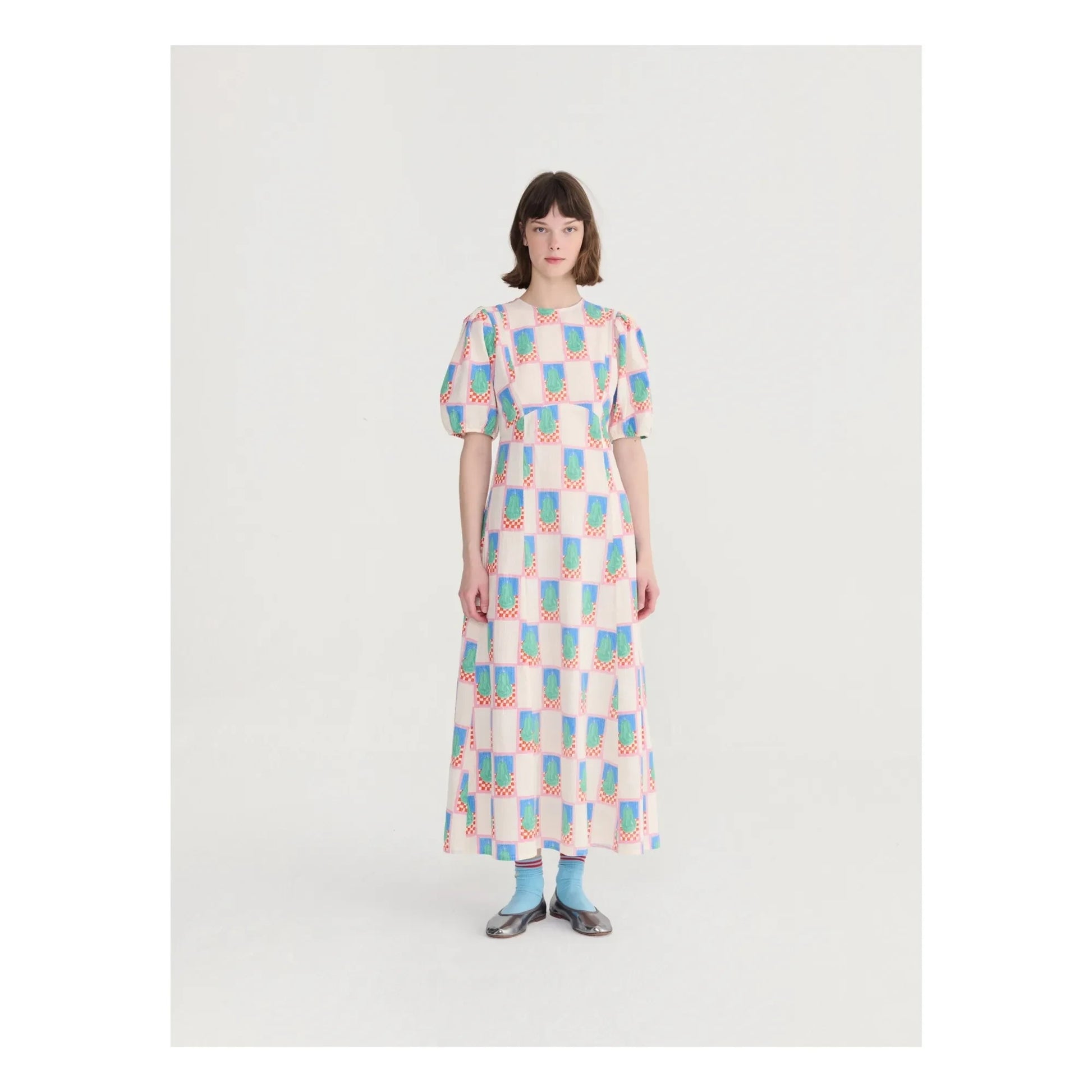 Bobo Choses - Pear Cotton Dress | Blue