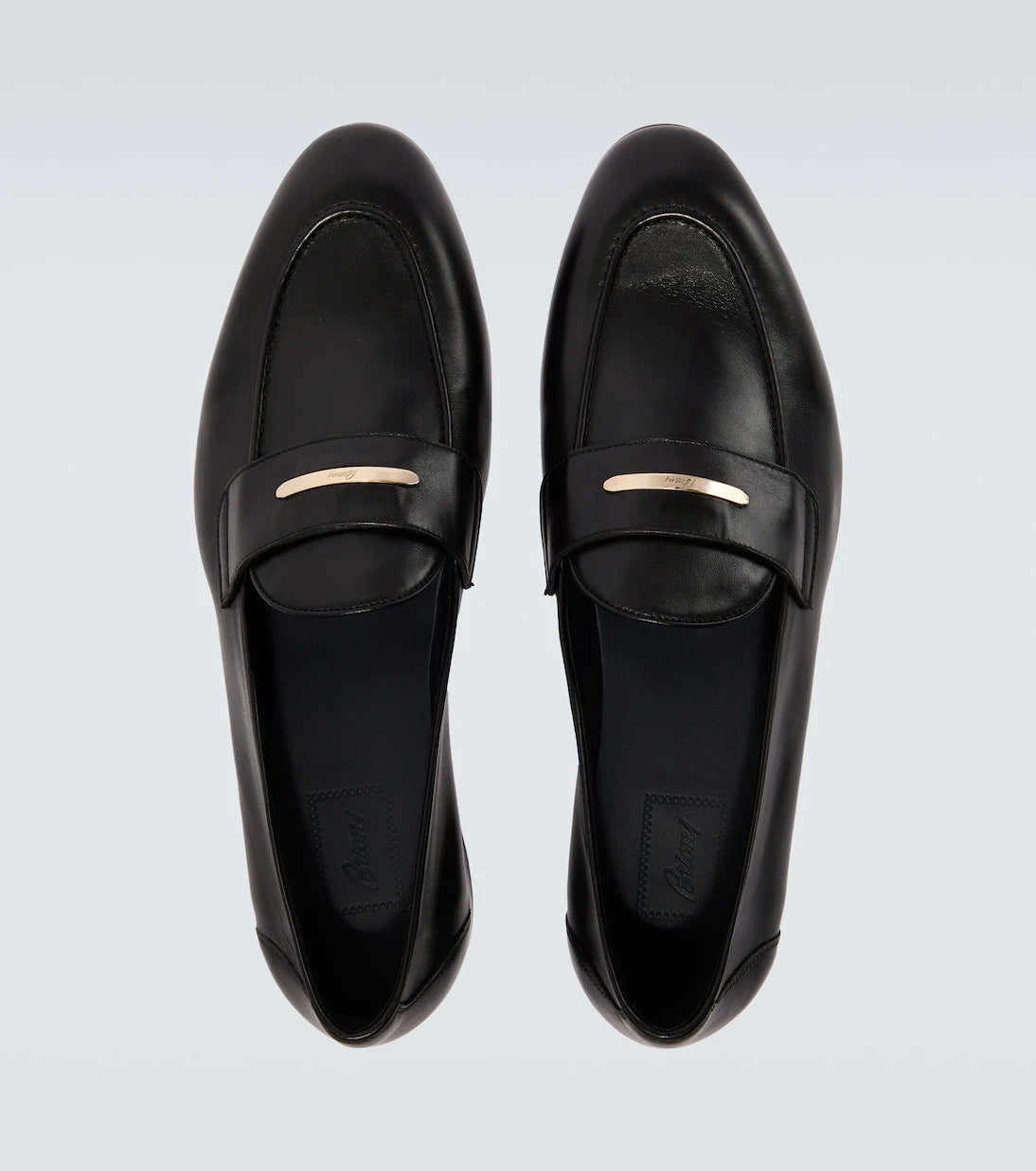 Brioni - Appia leather penny loafers