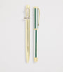 Harrods Metal Stripe Ballpoint Pen