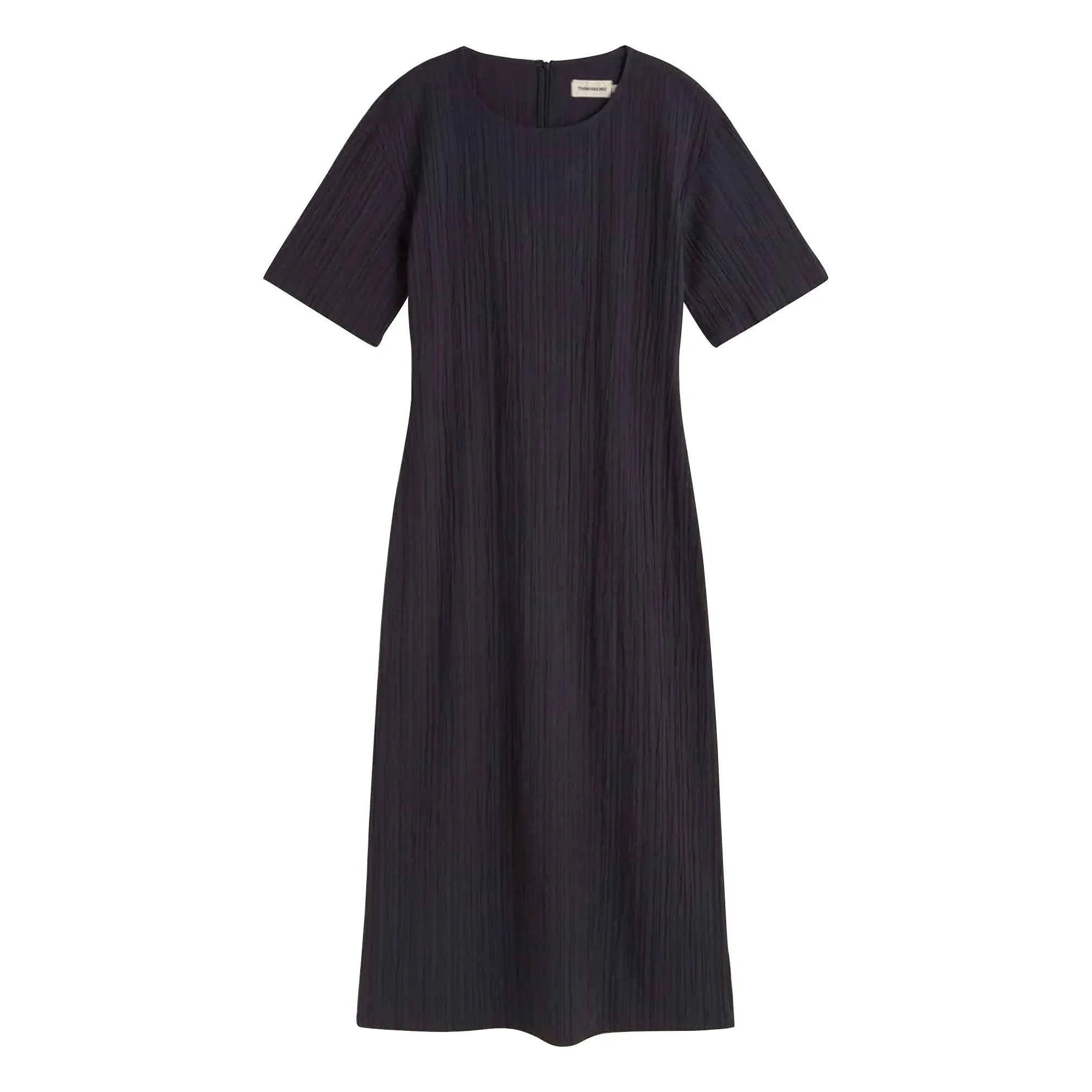 Thinking Mu - Kina organic cotton dress | Blue