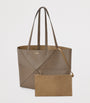 Medium Leather Puzzle Fold Tote Bag