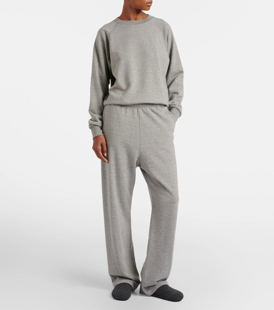 The Row - Eulalia cotton and cashmere sweatshirt